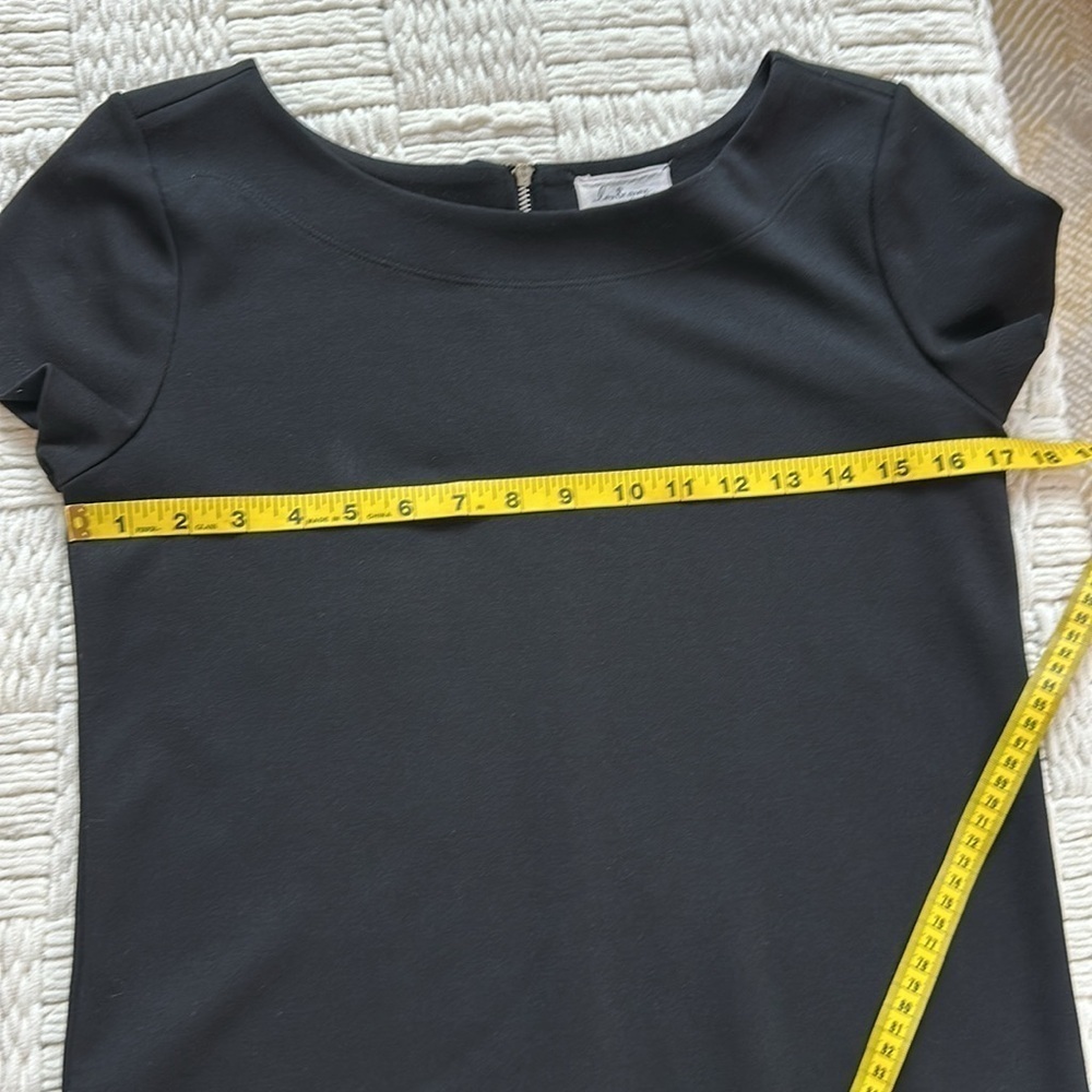 Lou & Grey short sleeve mini shift dress SZ S - Picture 3 of 9